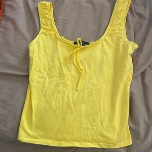 Forever 21 Yellow Tank Top